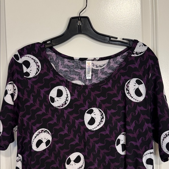 NWT LuLaRoe Disney Small Perfect T NBC Nightmare Before Christmas Halloween - Picture 3 of 8